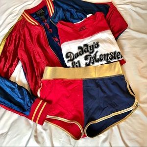 suicide squad harley quinn costume set
